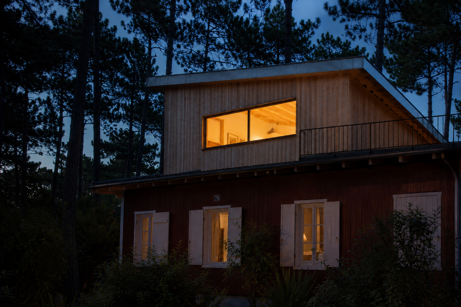 Surimposition — Extension / réhabilitation à La Vigne — Cap Ferret par Atelier RUPP